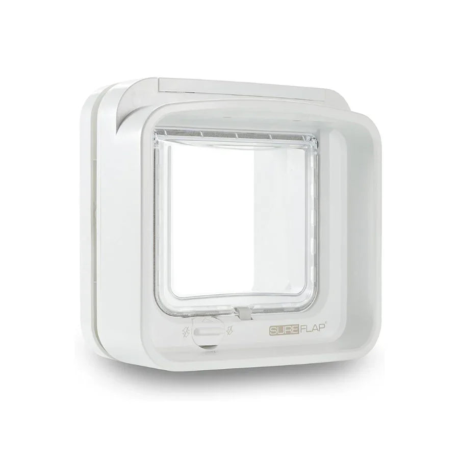 SureFlap Microchip Cat Flap Connect & Hub Bundle – White