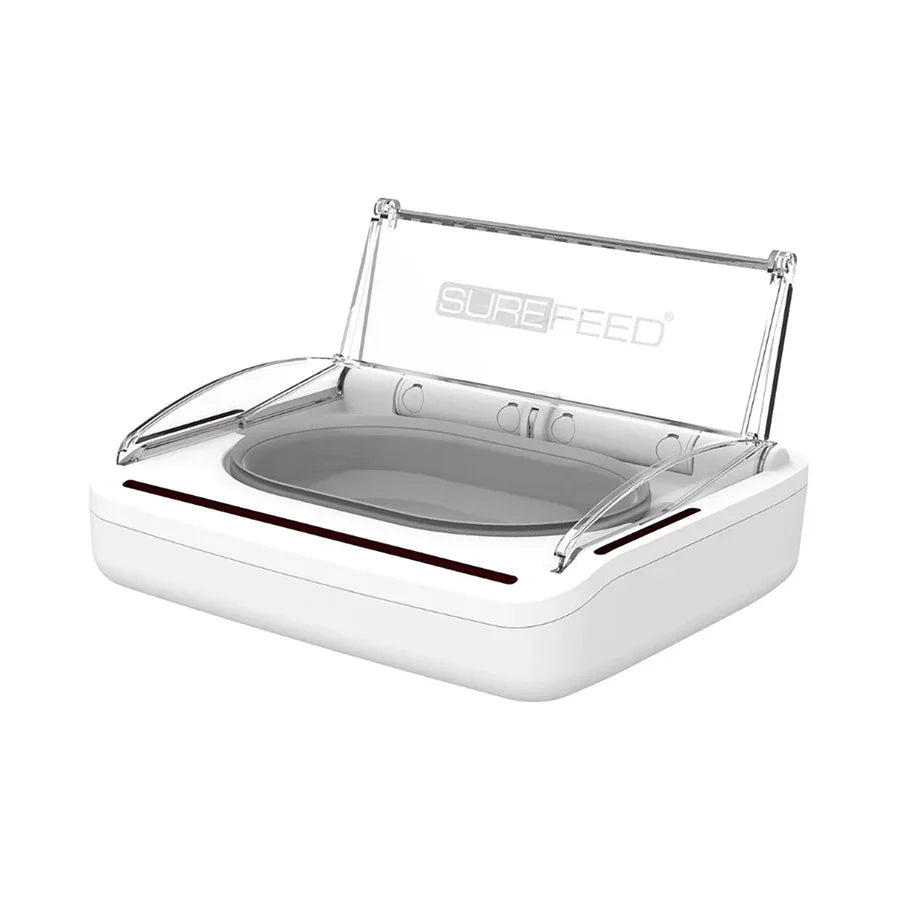 SureFeed Sealed Pet Bowl for Cats & Small Dogs – White