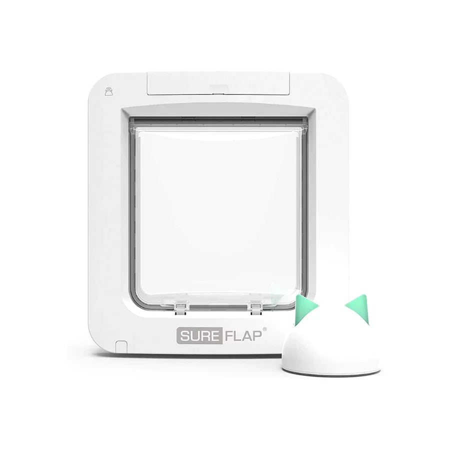 SureFlap Microchip Cat Flap Connect & Hub Bundle – White