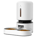 Petlibro Dual Granary Automatic Cat & Dog Food Tray Feeder – White 5L