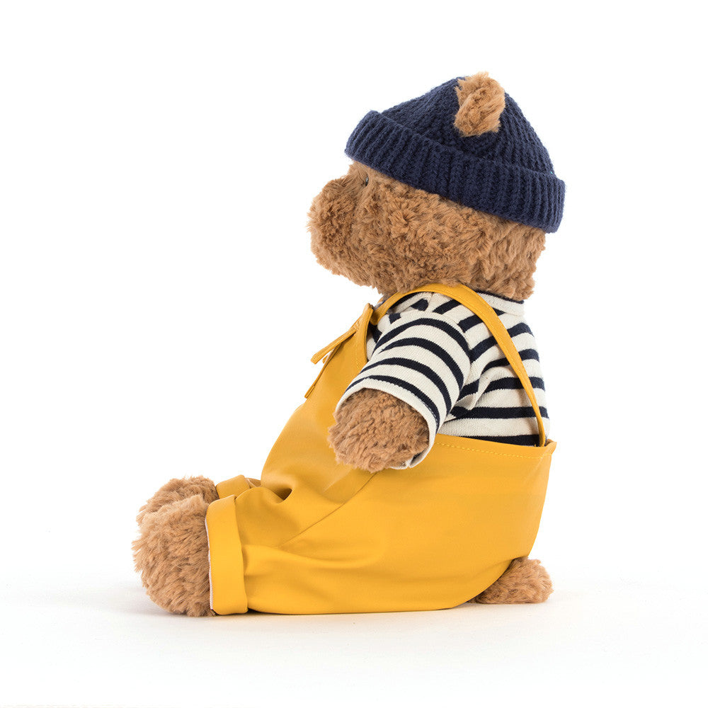 Jellycat Bartholomew Bear Seafarer Plush Toy – Soft Collectible Teddy Bear