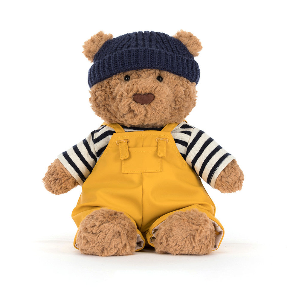 Jellycat Bartholomew Bear Seafarer Plush Toy – Soft Collectible Teddy Bear