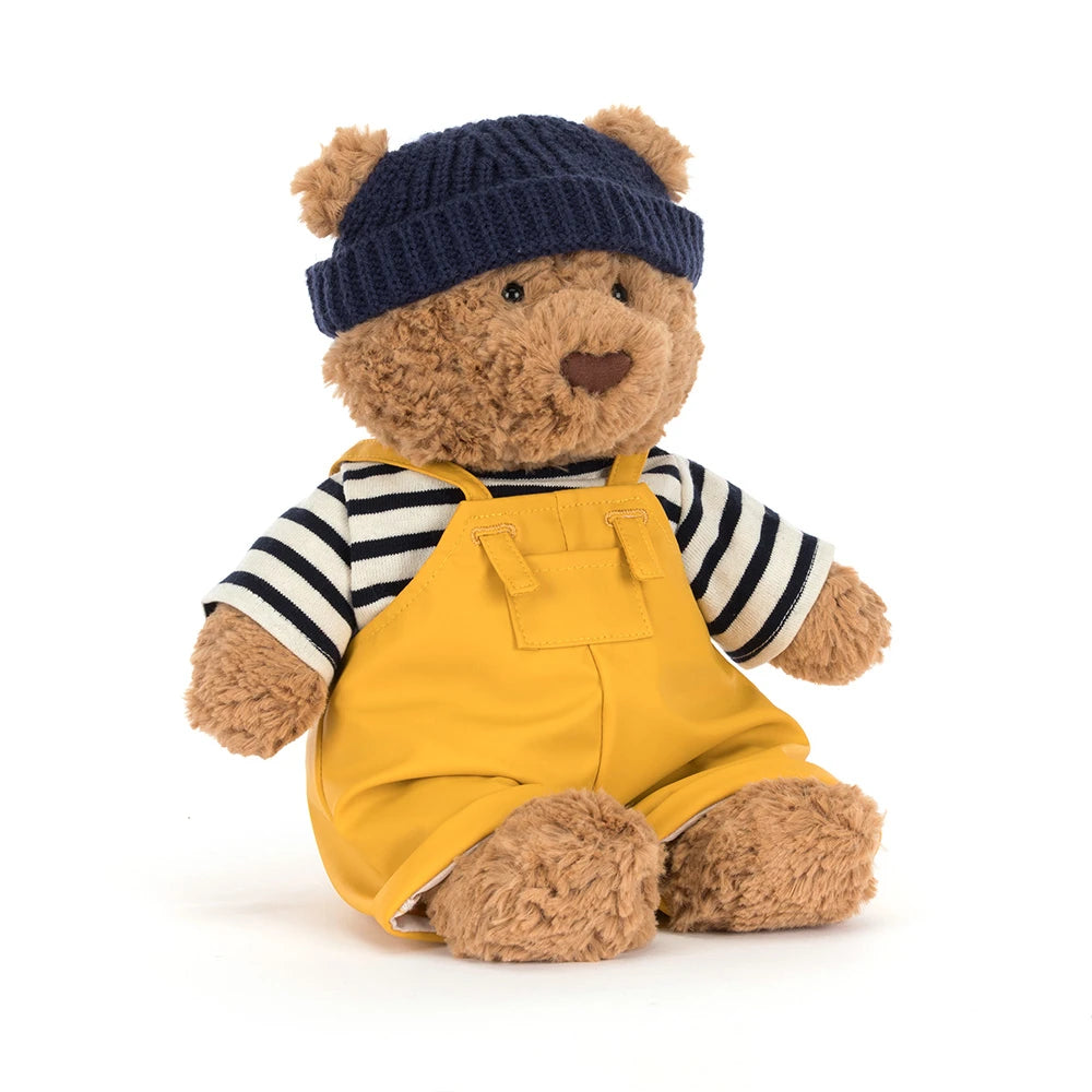 Jellycat Bartholomew Bear Seafarer Plush Toy – Soft Collectible Teddy Bear
