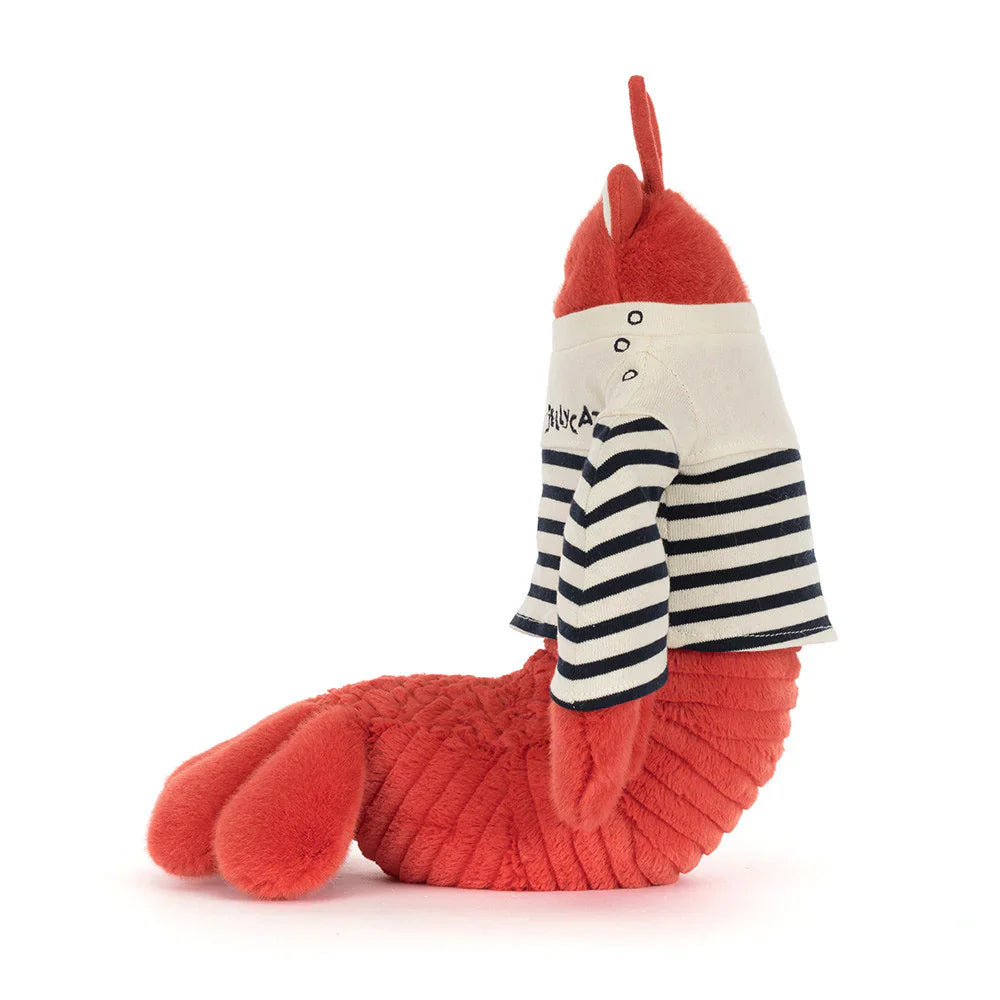 Jellycat Larry Lobster Sailor Plush Toy – Soft Collectible Sea Creature